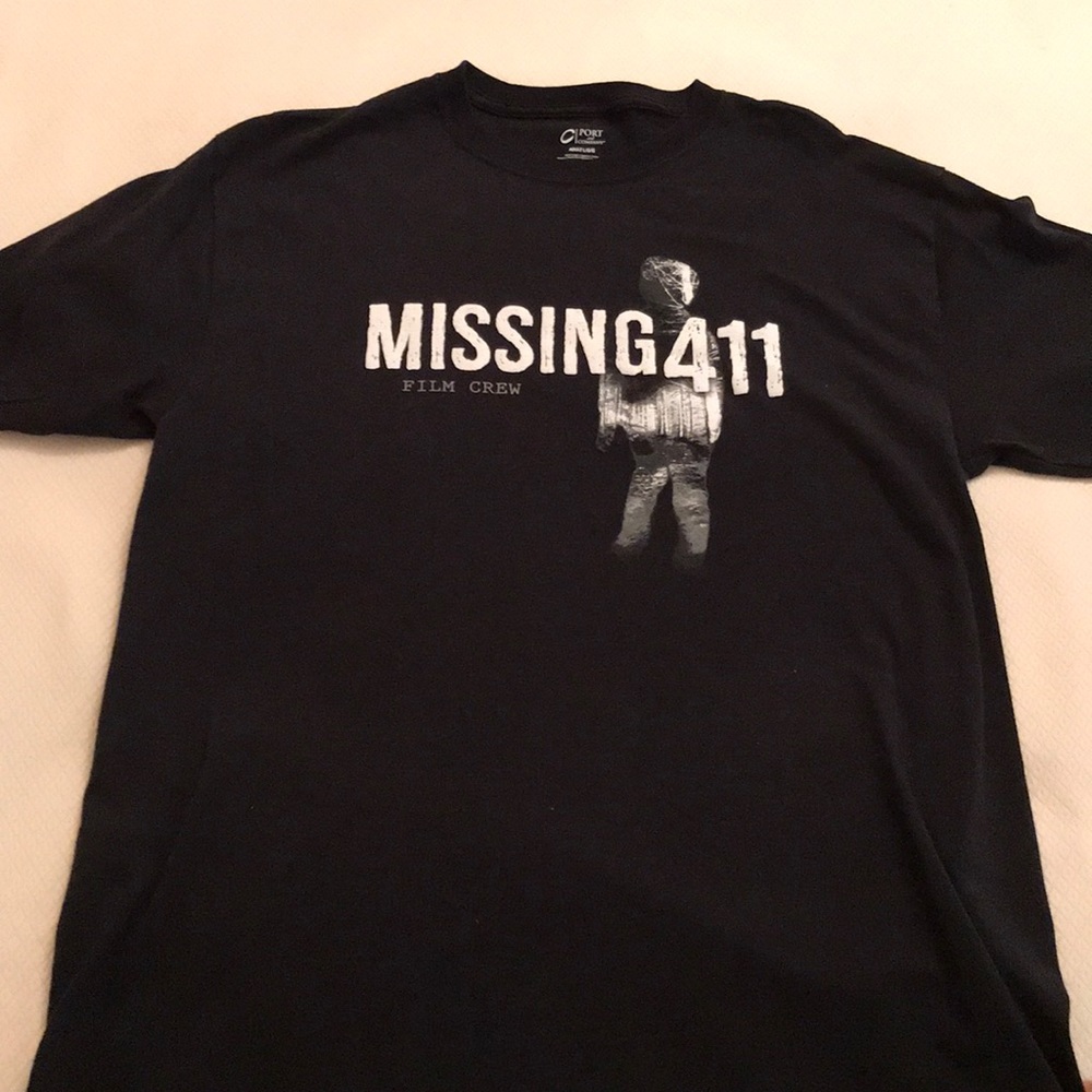 Men’s Missing 411 tee shirt
